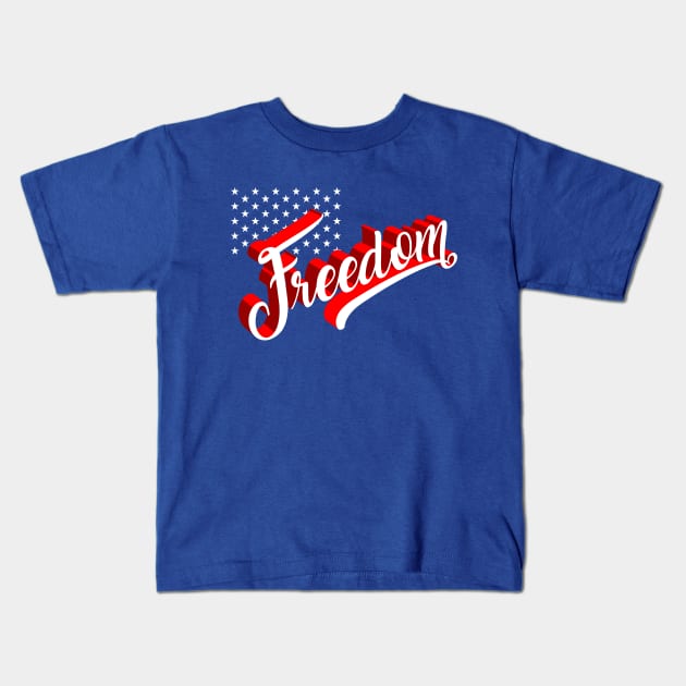 Freedom Kids T-Shirt by NathanielF